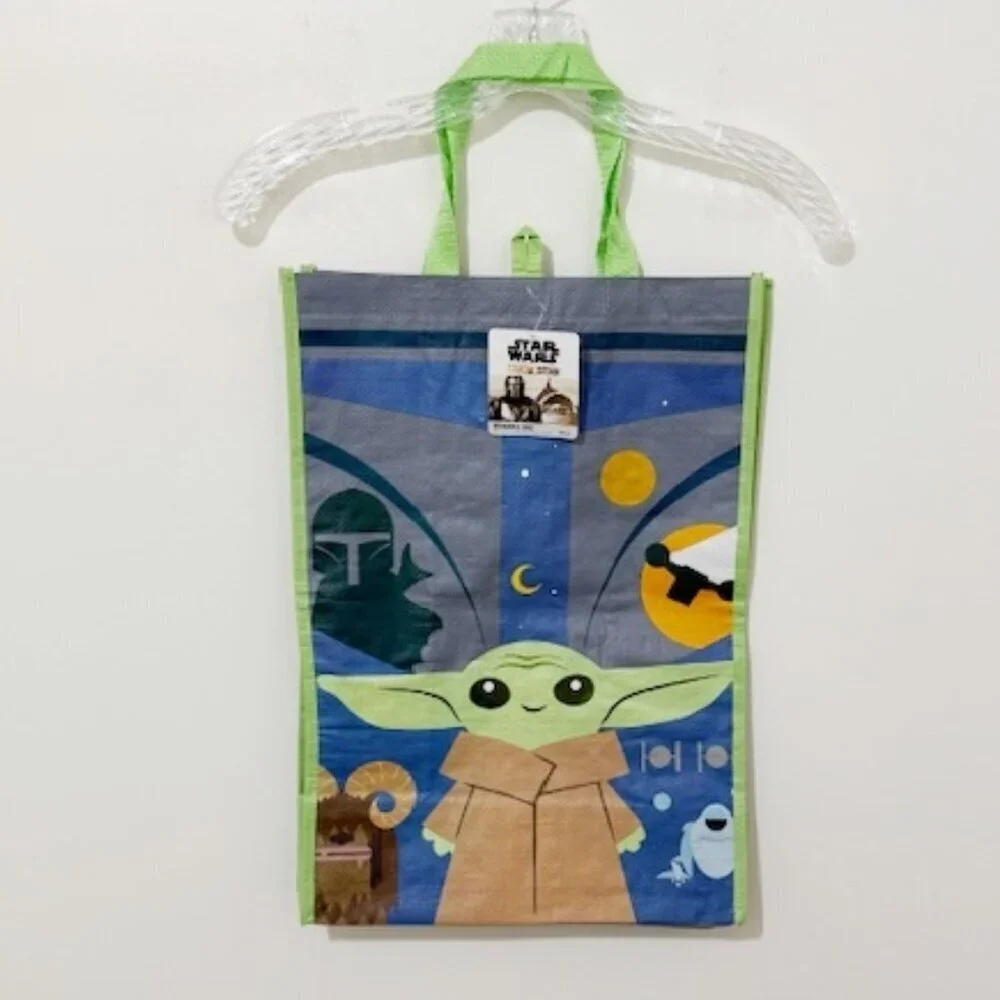 Disney Star Wars Mandalorian Baby Yoda Reusable Tote Bag 13.5